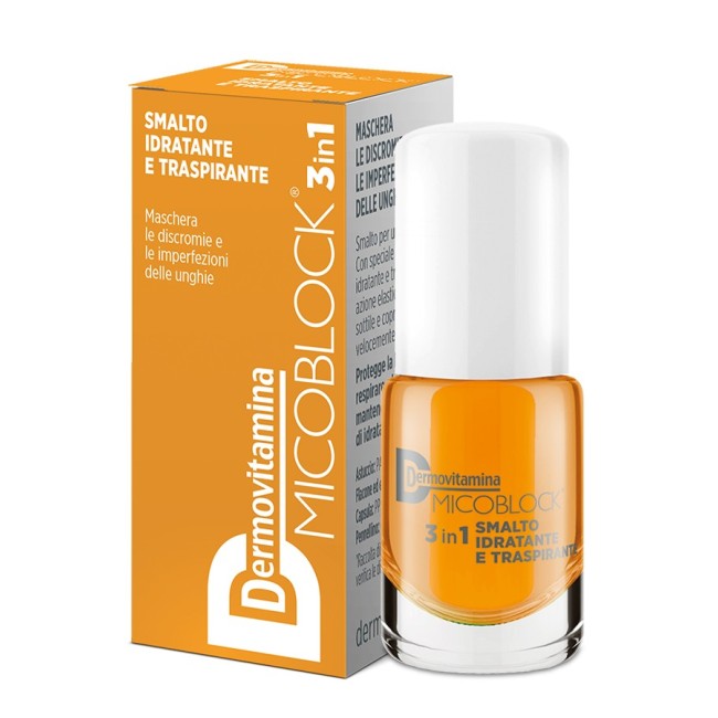 Dermovitamina micoblock 3in1 smalto giallo 5 ml