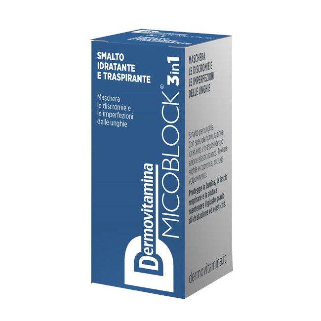 Dermovitamina micoblock 3 in 1 smalto blu 5 ml