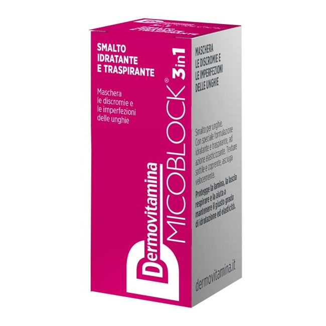 Dermovitamina micoblock smalto fuxia idratante e traspirante 5 ml