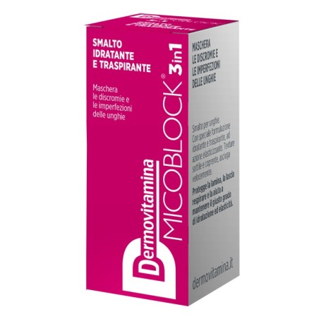 Dermovitamina micoblock smalto fuxia idratante e traspirante 5 ml