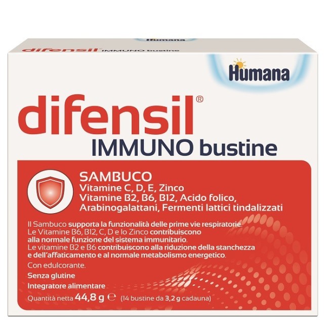 Difensil immuno bustine 14 bustine integratore con sambuco