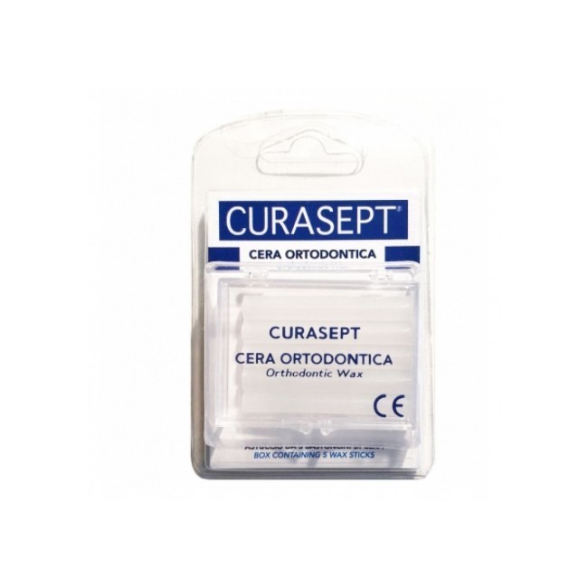 Curasept Wax Cera Ortodontica 5 Bastoncini