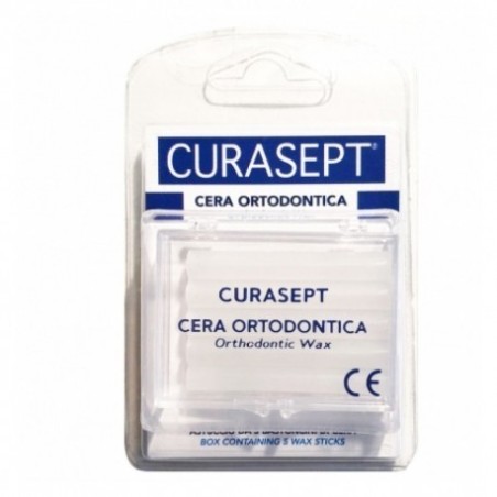 Curasept Wax Cera Ortodontica 5 Bastoncini