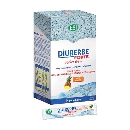 Esi diurerbe forte pocket drink ananas 24 x 20 ml