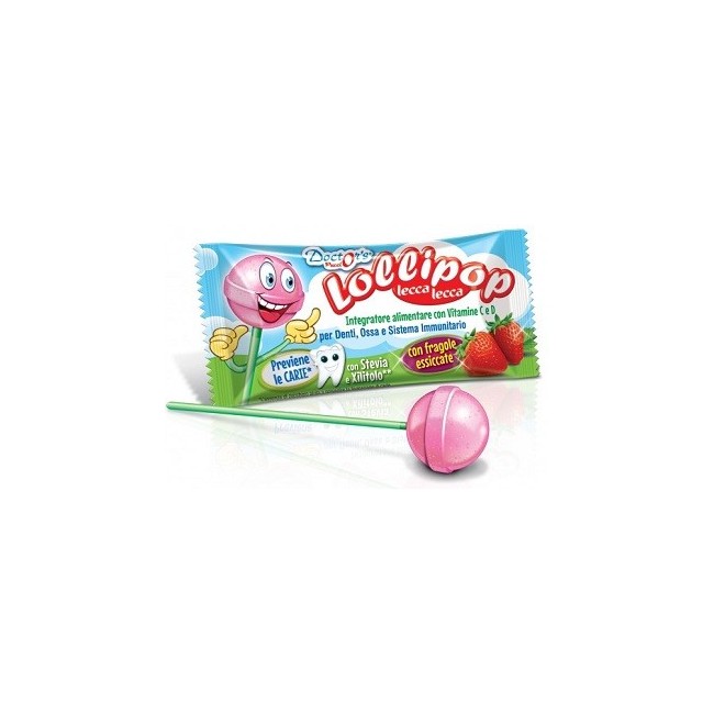 Doctor's pucci lollipop fragola con vitamina d e c