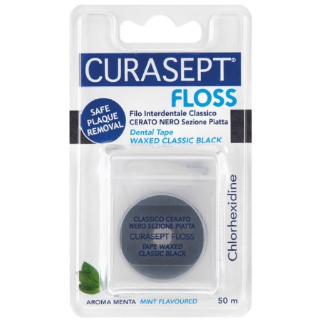 Curasept Floss Cerato Nero Clorexidina filo interdentale 1 pezzo