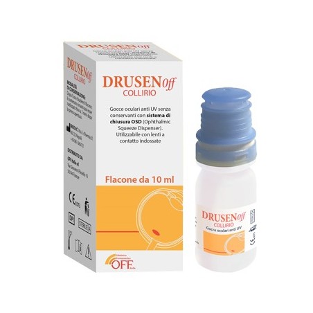 Offhealth Drusenoff Collirio lubrificante per la cataratta 10 Ml