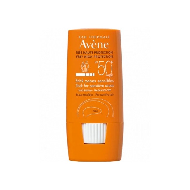 Avene Eau Thermale Stick Large Zone Sensibili protezione 50+ 8 G