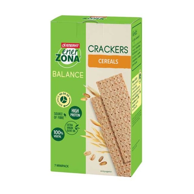 Enervit Enerzona Crackers Cereals snack salato 25 G