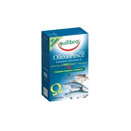 Equilibra Olio Pesce 1000 integratore con omega 3 60 Perle