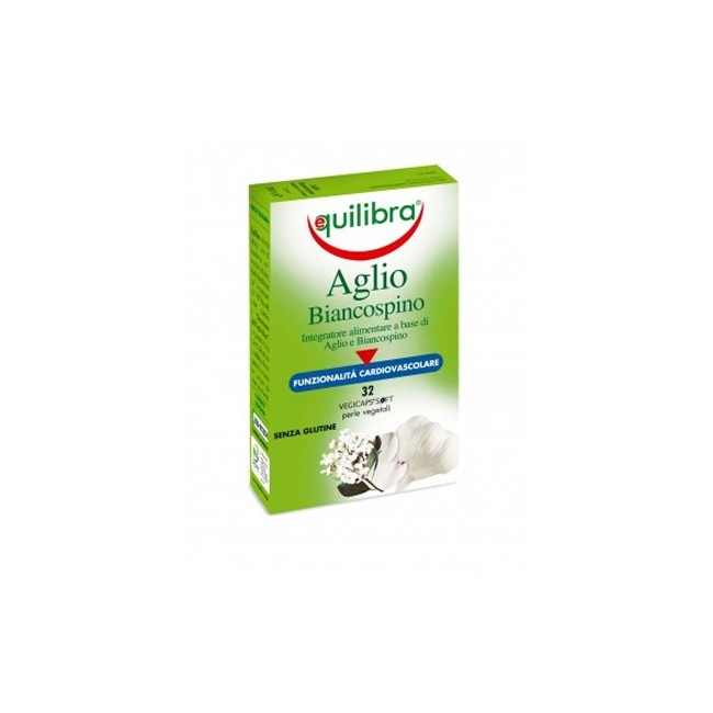 Equilibra Aglio Biancospino integratore 32 Perle Vegetali