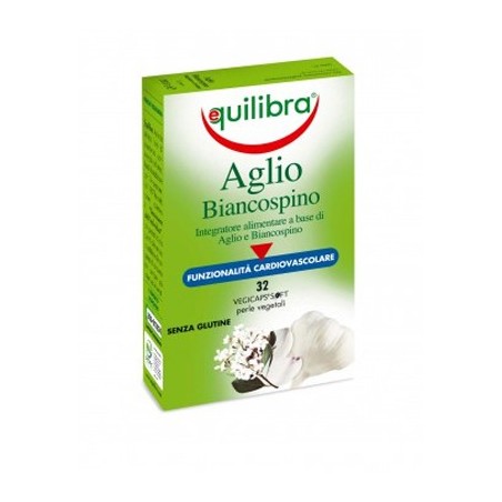 Equilibra Aglio Biancospino integratore 32 Perle Vegetali