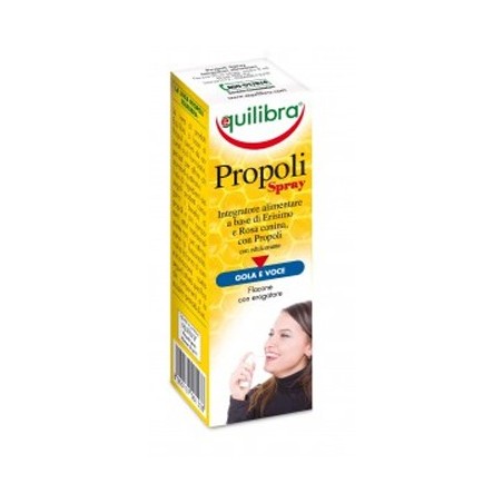 Equilibra propoli spray per mal di gola con erogatore 20 ml