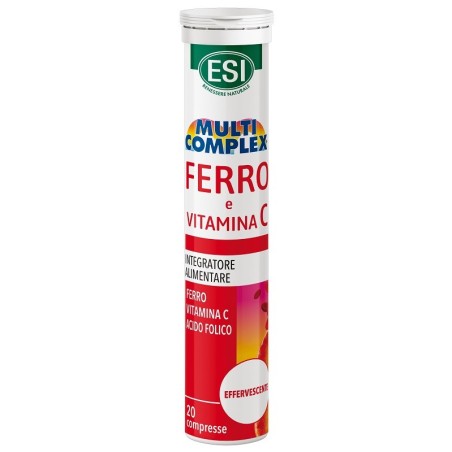 Esi Multicomplex Ferro Vitamina C 20 Compresse Effervescenti