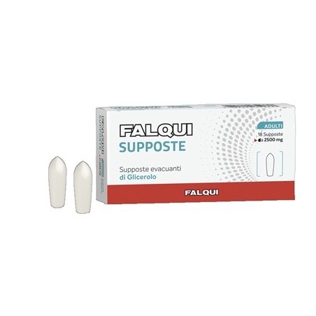 Falqui 18 Supposte Con Glicerina lassative 2500mg Adulti