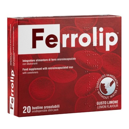 UGA Nutraceuticals Ferrolip 20 Bustine Orosolubili Gusto Limone