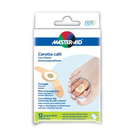 Master-aid Cerotto Callifugo Foot Care 71x22 Mm 12 Pezzi