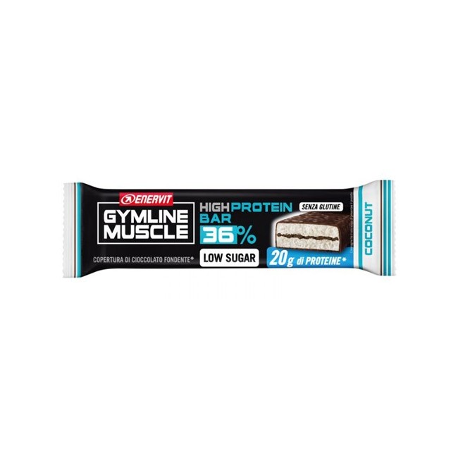 Enervit Gymline 20g Proteinbar Coconut barretta con proteine 55 G