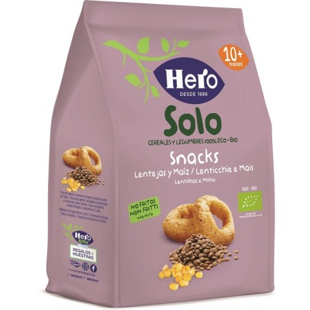 Fater Hero Solo Snack Lenticchie Mais 100% Bio 50 G