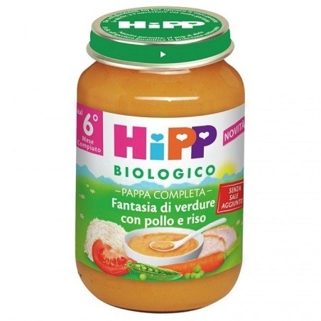 Hipp Italia Hipp Bio Pappa Pronta Fantasia Verde Pollo Riso 190 G