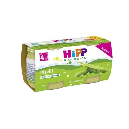 Hipp Italia Hipp Omogeneizzato Piselli per completare pappe 2x80 G