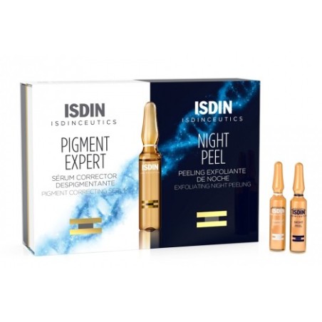 Isdinceutics Pigment Expert 10 Fiale Giorno+Night Peel 10 Fiale Notte