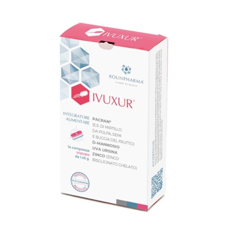 Kolinpharma Ivuxur 14 Compresse integratore per le vie urinarie