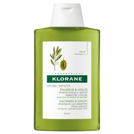 Klorane Shampoo Ulivo ridensificante e ammorbidente 400 Ml