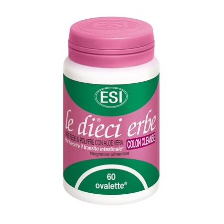 Esi Le Dieci Erbe Colon Cleanse miscela di erbe 60 Ovalette