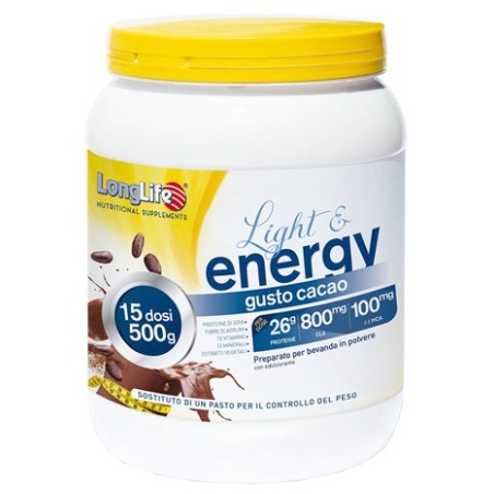 Phoenix Longlife Light & Energy Cacao Integratore Polvere 500 G