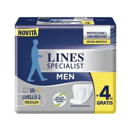 Fater Lines Specialists Men Livello 2 assorbenti maschili 14 pezzi