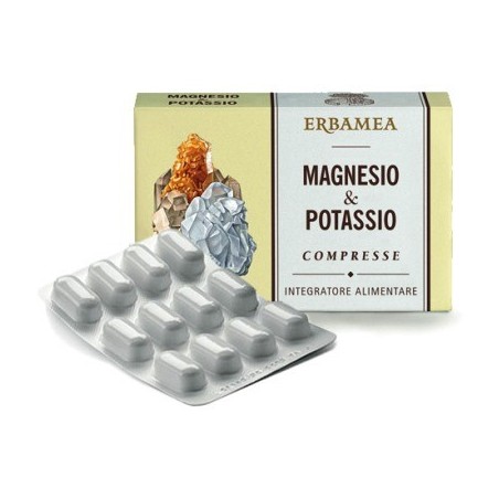 Erbamea Magnesio & Potassio integratore 24 Compresse