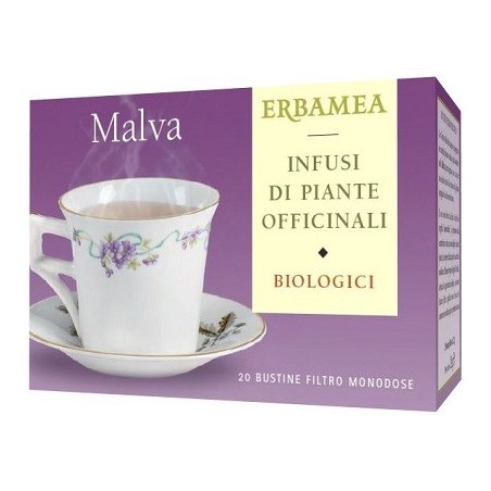 Erbamea Malva Bio 20 Bustine 24 G infuso emolliente