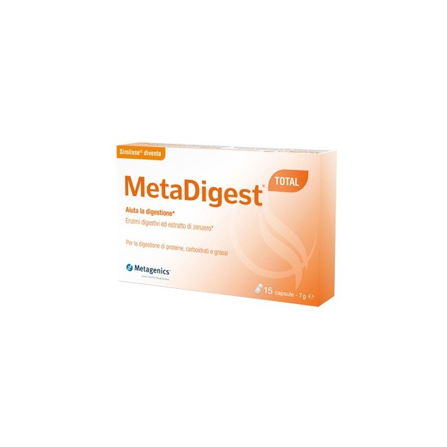 Metagenics Belgium Bvba Metadigest Total integratore 15 Capsule