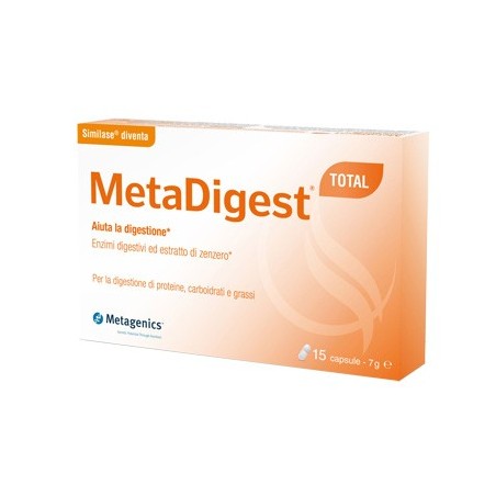 Metagenics Belgium Bvba Metadigest Total integratore 15 Capsule