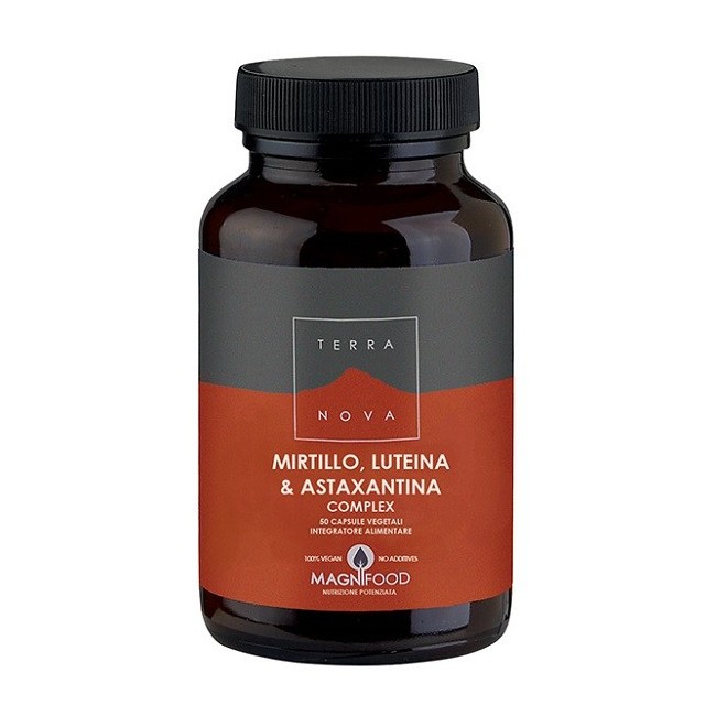 Terranova Mirtillo Luteina Astaxantina Sinergia Occhi 50 Capsule