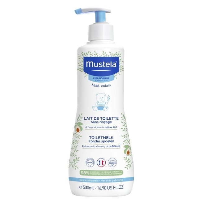 Mustela Pelle Normale Latte Di Toilette detergente 500 Ml