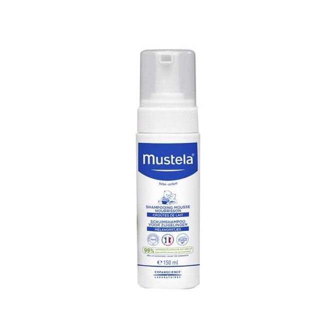 Mustela Shampoo Mousse per eliminare crosta lattea 150 Ml