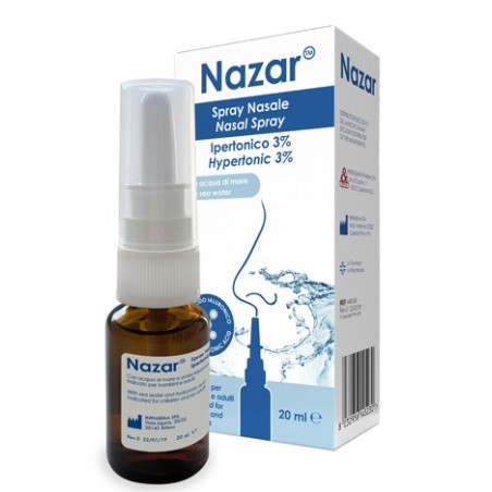 Pietrasanta Pharma Nazar Spray Nasale Ipertonico 3% 20 Ml