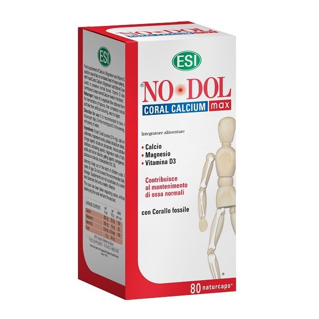 Esi No Dol Coral Calcium Max integratore 80 Capsule