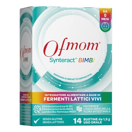 Ofmom Synteract Bimbi 14 Stick di fermenti lattici vivi