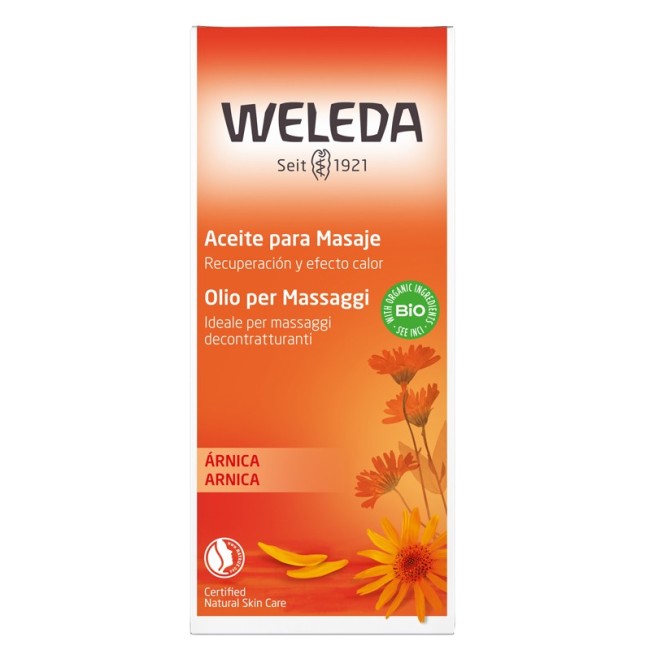 Weleda Italia Olio Massaggi Arnica per contratture muscolari 200 Ml