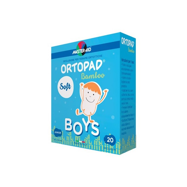 Ortopad Soft Boys Junior Cerotto Oculare Per Ortottica 20 Pezzi