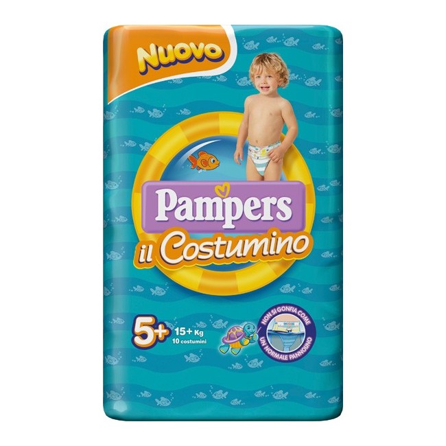 Fater Pampers Costumino Cp 10 pannolini Tg 5+  10 Pezzi