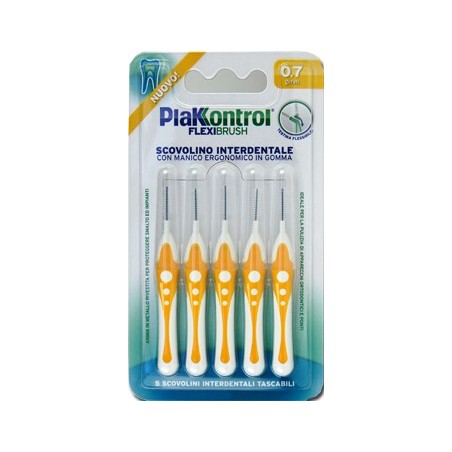 Ideco Plakkontrol Scovolino Interdentale Flexi Brush 0,7 5 Pezzi