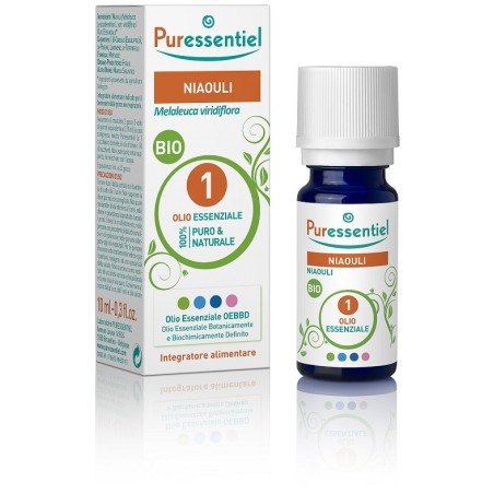 Puressentiel Niaouli Olio Essenziale Bio vie respiratorie 10 Ml