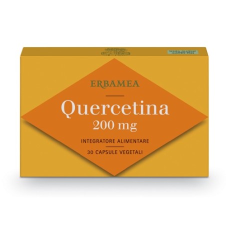 Erbamea Quercetina 200mg 30 Capsule integratore antiossidante