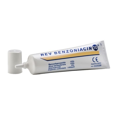 Rev Pharmabio Rev Benzoniacin 10 Crema 30 Ml per acne