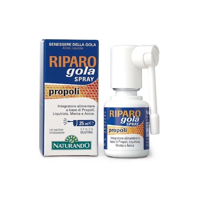 Naturando Riparo Gola Spray con propoli 25 Ml