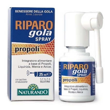 Naturando Riparo Gola Spray con propoli 25 Ml